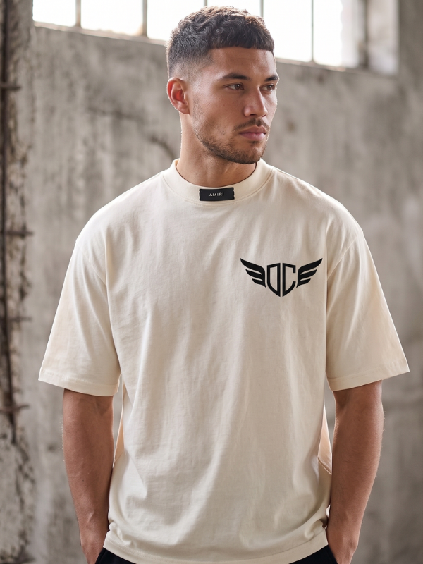 DC Cream Oversized T-Shirt – Minimal Premium Streetwear