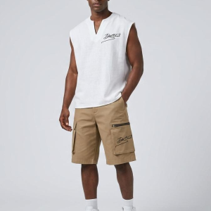 DC Urban Cargo Summer Set – Sleeveless Tee & Utility Shorts